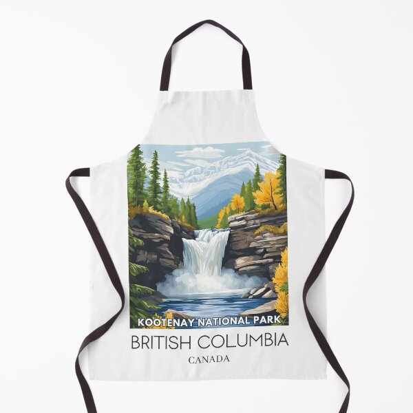 Item preview, A Pop Art Illustration of Kootenay National Park - Canada  designed and sold by StudioRedKoala.
