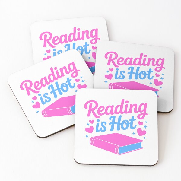 Item preview, Reading Is Hot! Girly Pink Book designed and sold by PMCreative.
