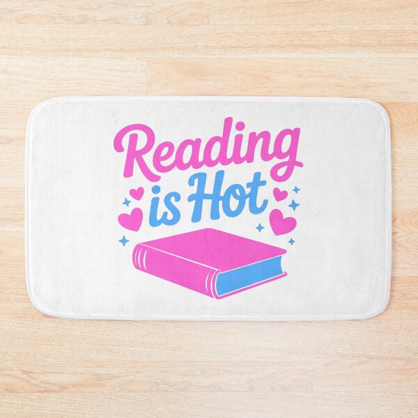 Item preview, Reading Is Hot! Girly Pink Book designed and sold by PMCreative.