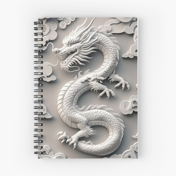 Item preview, Eastern White Dragon Pattern designed and sold by PatronesKawai.