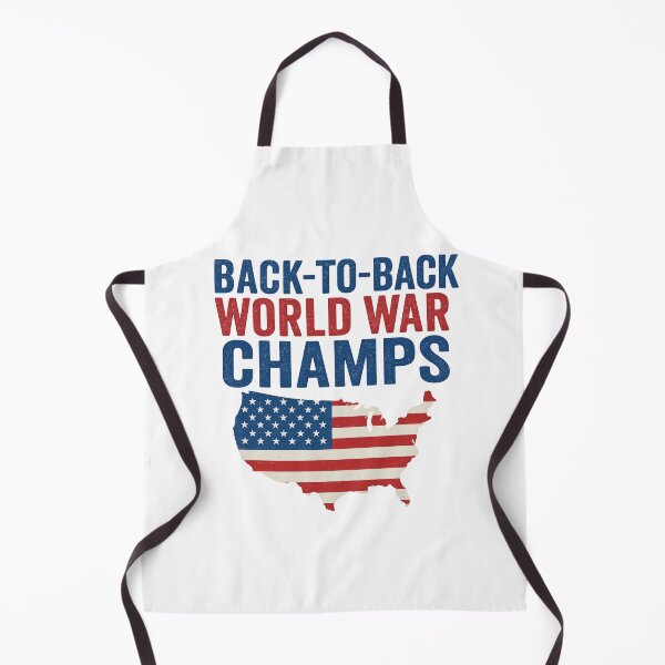 Item preview, Back-to-Back World War Champs – Patriotic USA Flag Design designed and sold by Duckish Store.