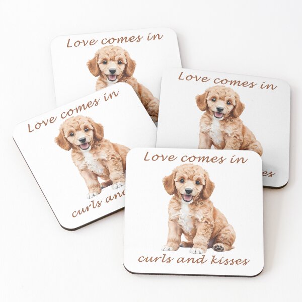 Item preview, Curls, Kisses & Poodle Love designed and sold by Pawtraitvibes.
