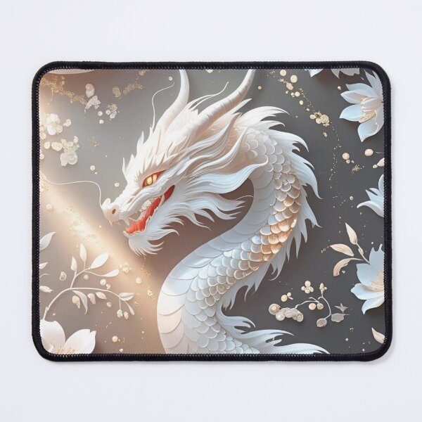 Item preview, Eastern White Dragon Pattern designed and sold by PatronesKawai.