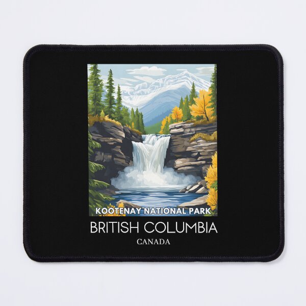 Item preview, A Pop Art Illustration of Kootenay National Park - Canada designed and sold by StudioRedKoala.