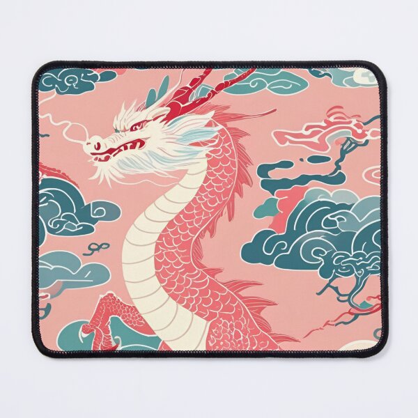 Item preview, Eastern Pink Dragon Pattern designed and sold by PatronesKawai.