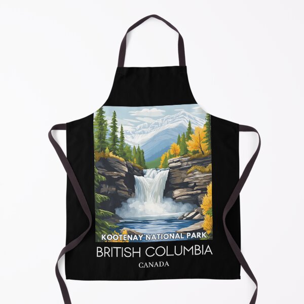Item preview, A Pop Art Illustration of Kootenay National Park - Canada  designed and sold by StudioRedKoala.