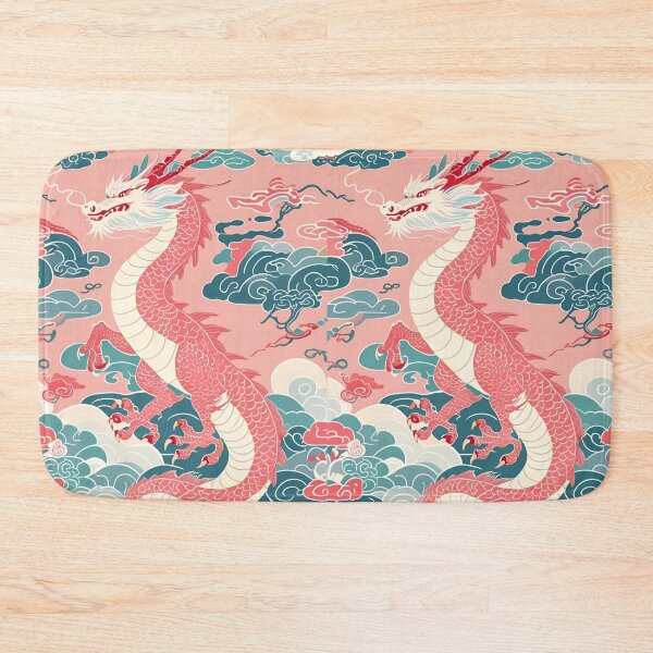 Item preview, Eastern Pink Dragon Pattern designed and sold by PatronesKawai.