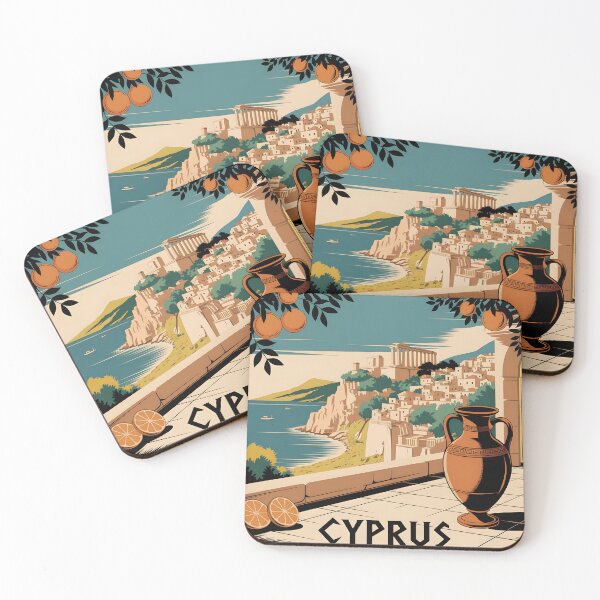 Item preview, Cyprus: Vintage Ruins & Hillside Villages designed and sold by LSVart.