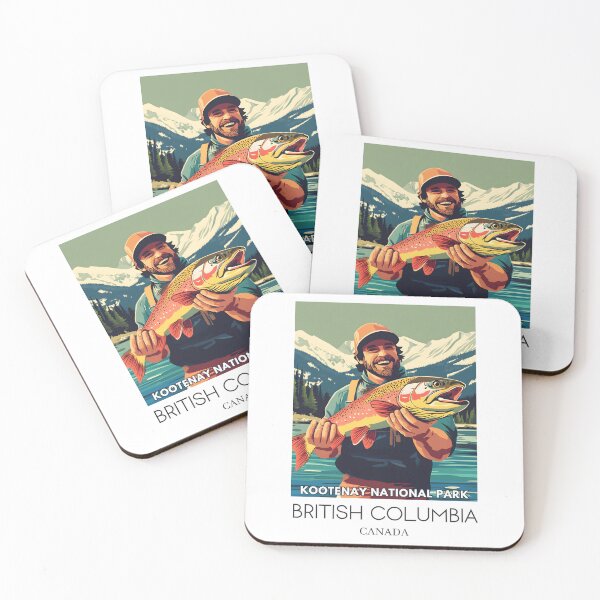 Item preview, A Pop Art Illustration of Kootenay National Park - Canada  designed and sold by StudioRedKoala.