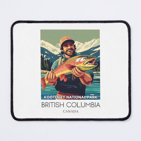 Item preview, A Pop Art Illustration of Kootenay National Park - Canada designed and sold by StudioRedKoala.