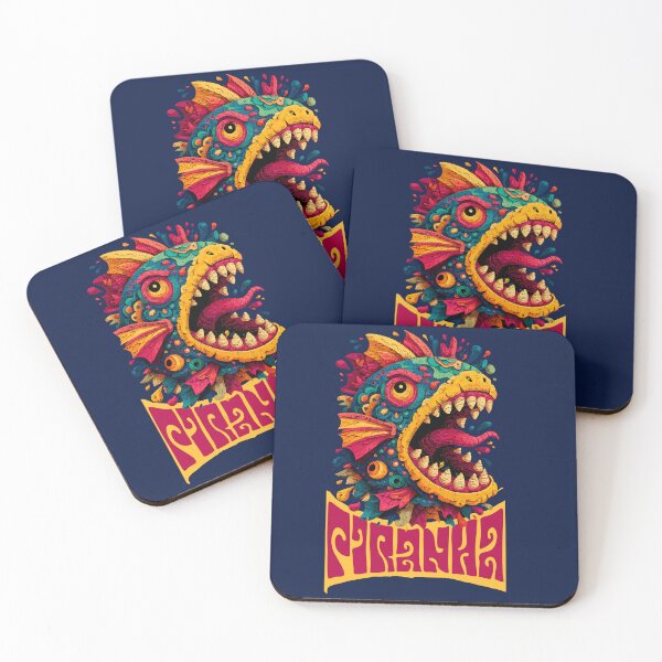 Item preview, Psycho Piranha – Pop-Art Deep-Sea Burst designed and sold by Gooos.