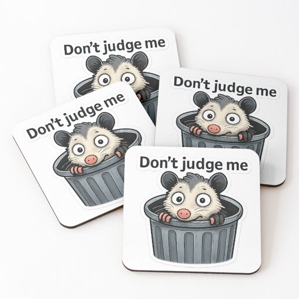 Item preview, No Judgement Opossum  designed and sold by Anime and 90s Style.