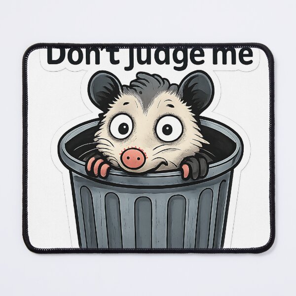 Item preview, No Judgement Opossum  designed and sold by Anime and 90s Style.