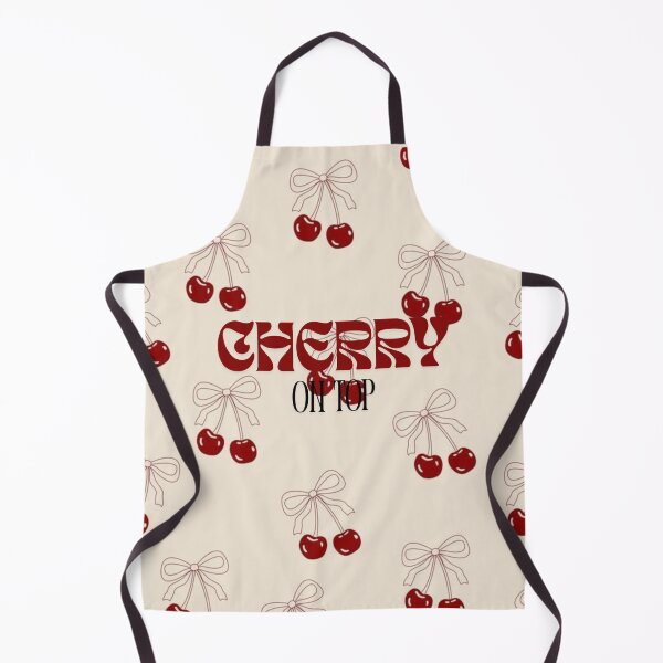 Item preview, Cherry On Top - Retro Bow & Fruit Pattern Design designed and sold by ChromaMyst.