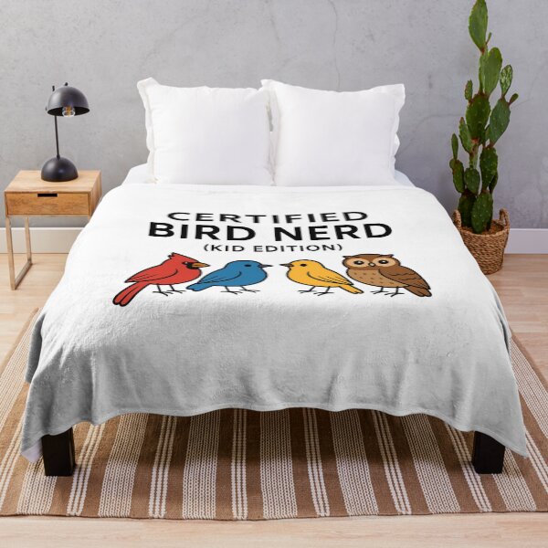Item preview, Certified Bird Nerd (Kid Edition) – Cute Birdwatching Design for Kids designed and sold by Brainy Bird's Place.