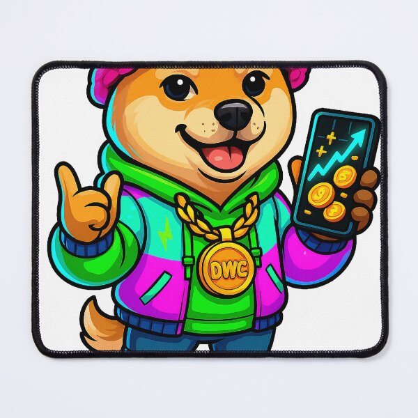 Item preview, DOG WIF COIN: Trendy Shiba Meme Sticker designed and sold by Julyvax.