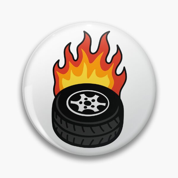 Item preview, Tire on Fire designed and sold by byebyesally.