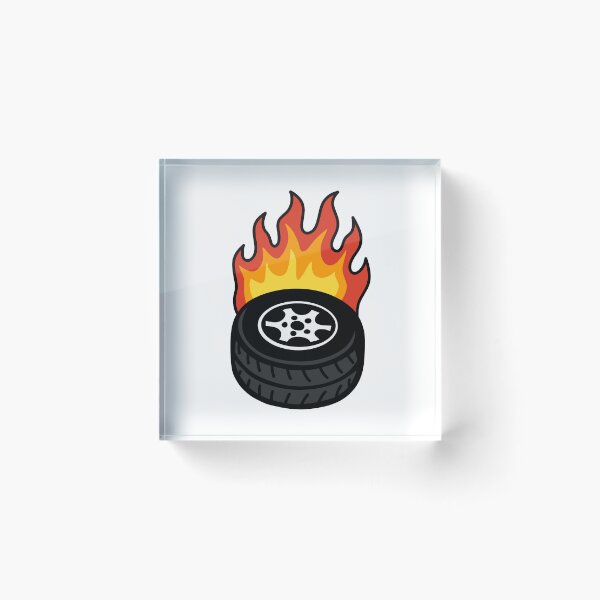 Item preview, Tire on Fire designed and sold by byebyesally.