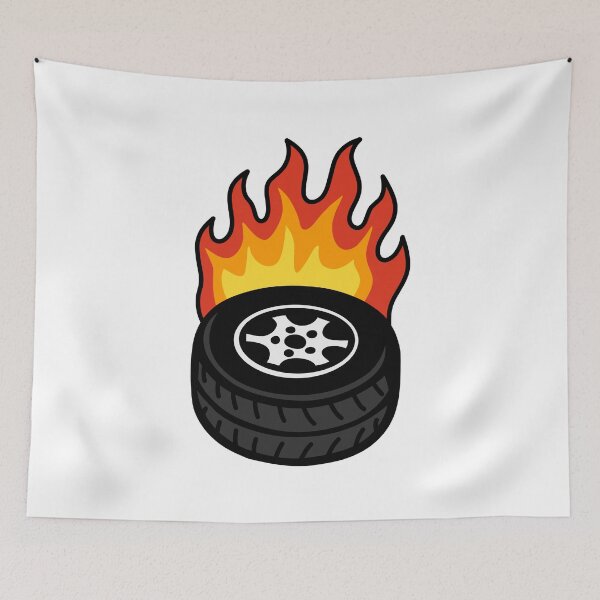 Item preview, Tire on Fire designed and sold by byebyesally.