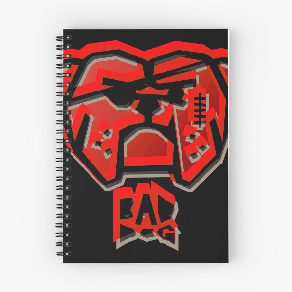 Item preview, Bad Dog logo offset red and gray designed and sold by baddogboards.