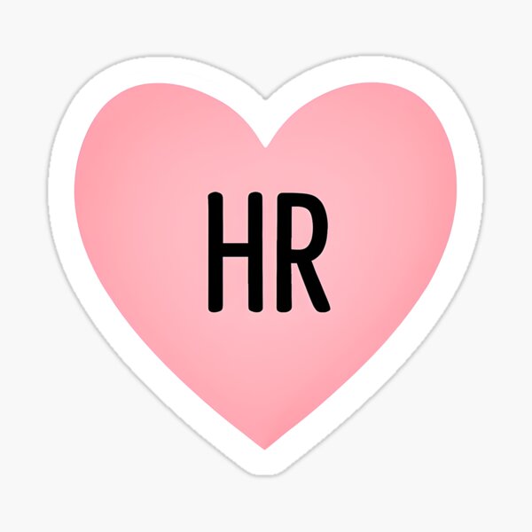Item preview, I Heart HR  designed and sold by CharmStudio.