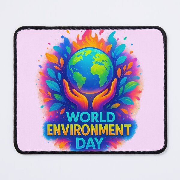 Item preview, Hands Holding Earth | World Environment Day Save Nature Art designed and sold by ExploreAura Studio.