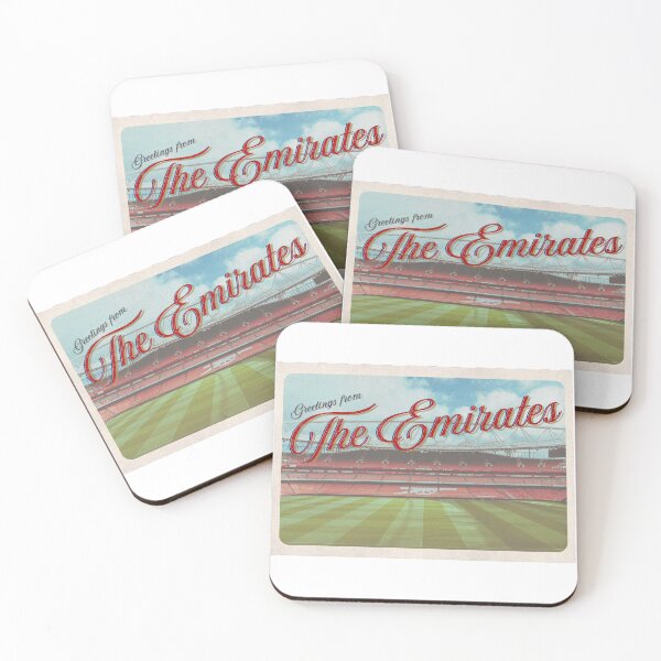 Item preview, Arsenal Vintage Postcard "Greetings from The Emirates" designed and sold by Vintage Postcards & More.