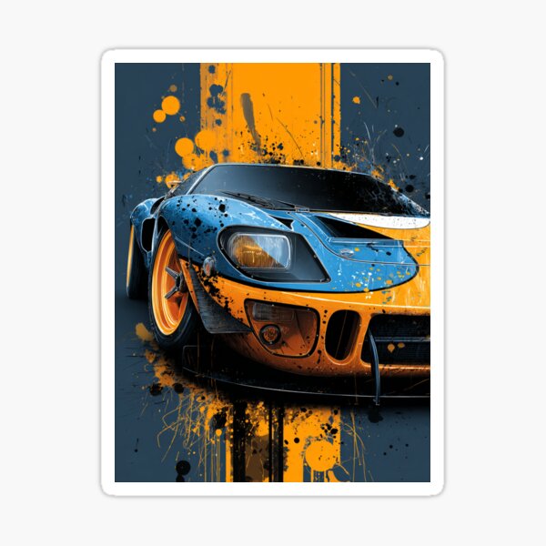Item preview, Ford GT40 Legends – Vintage Racing Car Art for T-Shirts designed and sold by DriveInDesign.