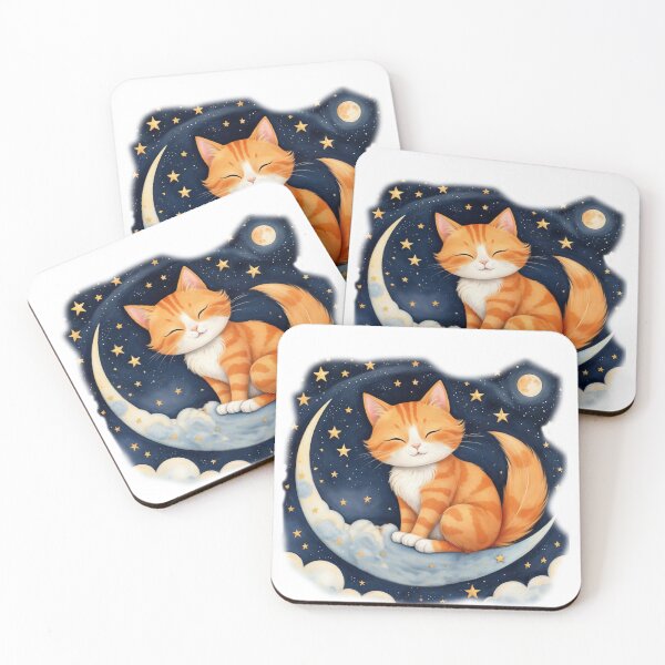 Item preview, Moonlight cat designed and sold by zzsuzsa.