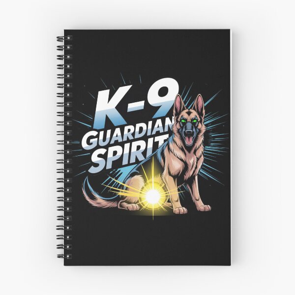 Item preview, K9 Guardian Spirit Police Dog Handler Protector | Canine Duty Honor Courage | Working Dog K-9 Unit designed and sold by Nzgiftsandmore.