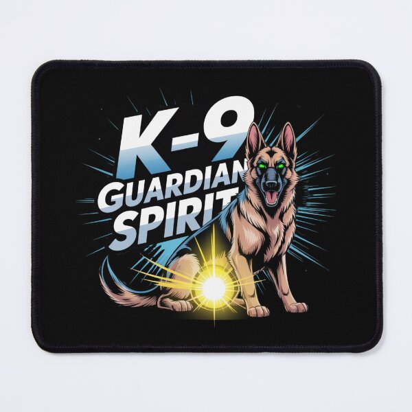 Item preview, K9 Guardian Spirit Police Dog Handler Protector | Canine Duty Honor Courage | Working Dog K-9 Unit designed and sold by Nzgiftsandmore.
