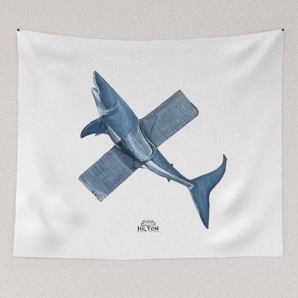 Item preview, Duct Taped Shark  designed and sold by TheArtofHILTON.