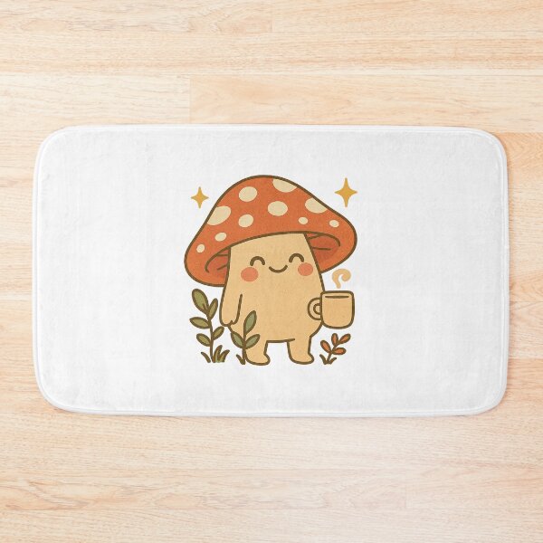Item preview, Cute Mushroom Barista – Cozy Cottagecore Vibes designed and sold by FBA.