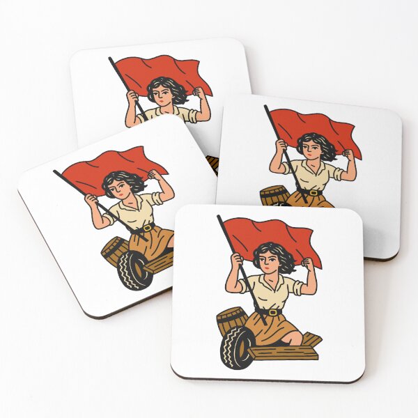 Item preview, Woman in the Barricade  designed and sold by byebyesally.