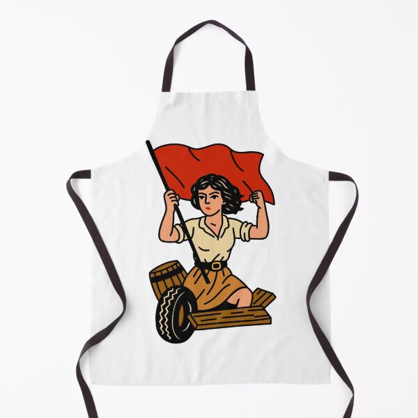 Item preview, Woman in the Barricade designed and sold by byebyesally.