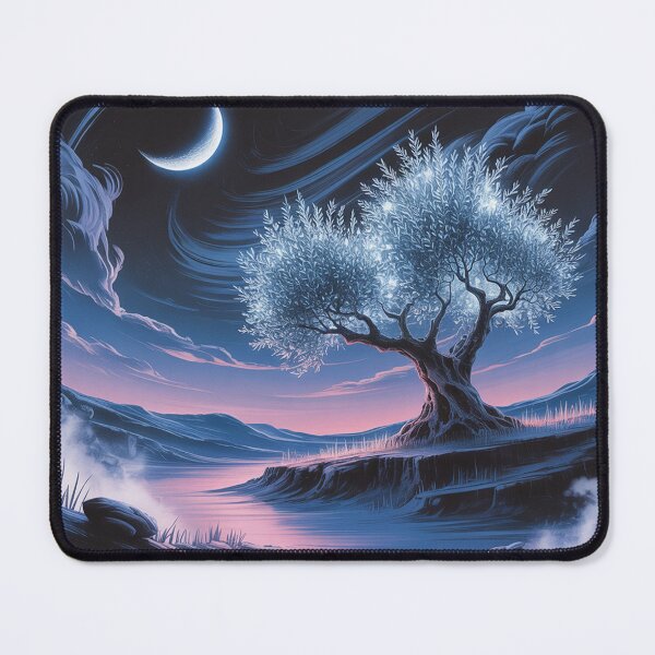 Item preview, Moon landscape in an unusual style designed and sold by Lilashakti ⭐️ ⭐️ ⭐️ ⭐️ ⭐️.