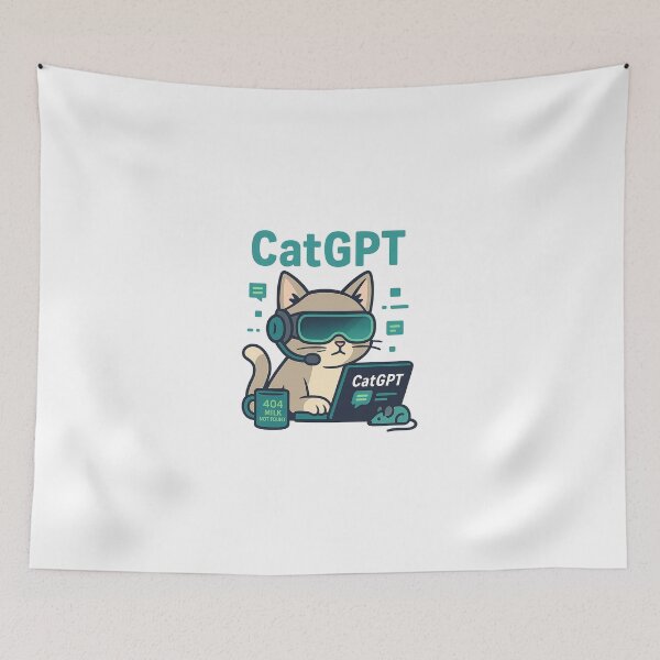 Item preview, CatGPT – The AI Assistant You Didn’t Know You Needed designed and sold by FBA.