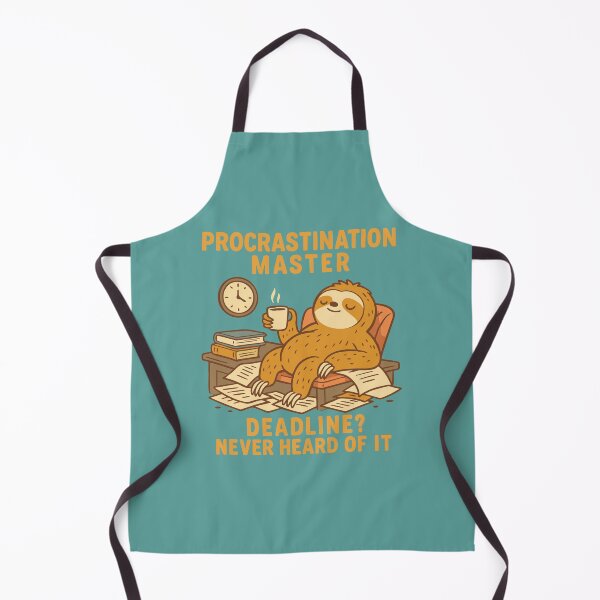 Item preview, Procrastination Master – Deadline? Never Heard of It designed and sold by TeeLabDesign.