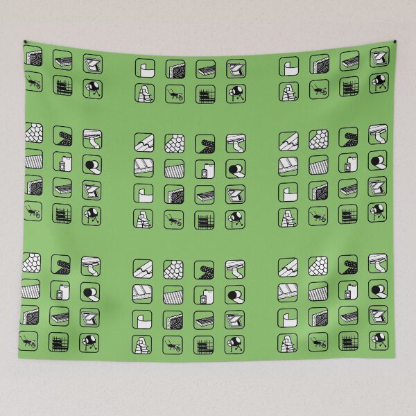 Item preview, Building Materials & Construction Icons Set | Roofing, Insulation, Waterproofing designed and sold by artnatago.