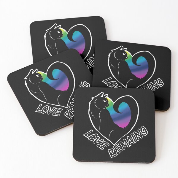 Artikelvorschau, Love Remains Memoriam - Kurzhaarkatze - Regenbogen entworfen und verkauft von AstralRavens.