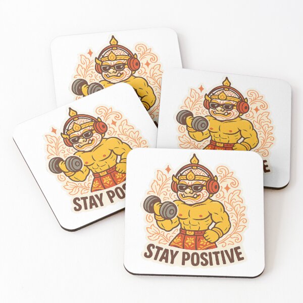 Item preview, Hanuman Workout Club – Thai Myth Gym Sticker designed and sold by Mestyle0.