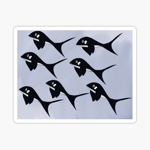 Item preview, Group of Nobody Whales designed and sold by QuokkaLLC.