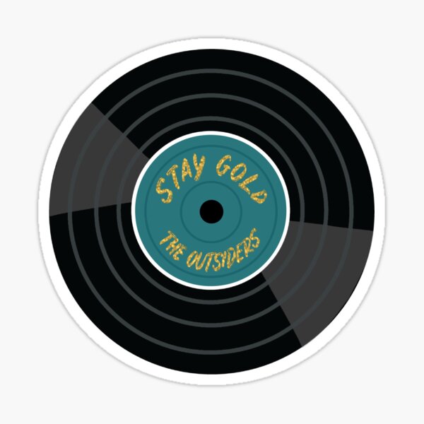 Item preview, Outsiders Stay Gold Vinyl designed and sold by kaileighp66.