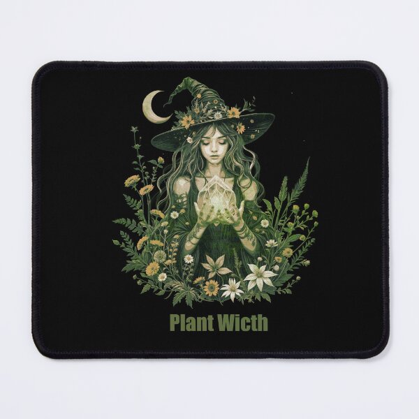 Item preview, Plant Witch Aesthetic, Botanical Magic & Wiccan Soul nature witch, herbalism, wicca, pagan, crystals, moon phases, earth magic designed and sold by Collagedream.