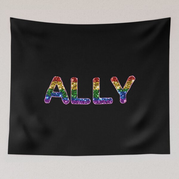 Item preview, Ally with Disco Lights Graphic, Classic pride flag graphic, Rainbow Graphic, LGBTQ,  Pride Party, Pride Parade, Unisex Design, Subtle  LGBTQ,  designed and sold by PrideBeProud.