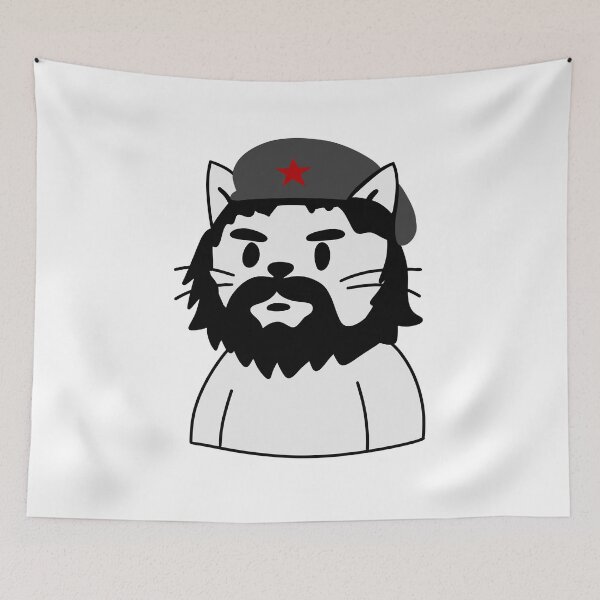 Item preview,  Che Guevara as a Cat designed and sold by byebyesally.