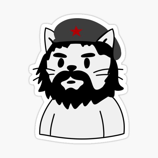 Item preview,  Che Guevara as a Cat designed and sold by byebyesally.