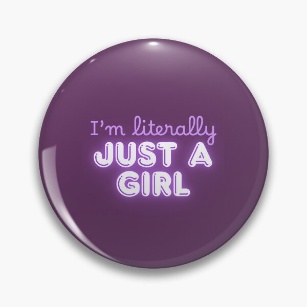 Item preview, I'm just a girl designed and sold by Pretty Postcards.