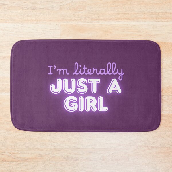Item preview, I'm just a girl designed and sold by Pretty Postcards.
