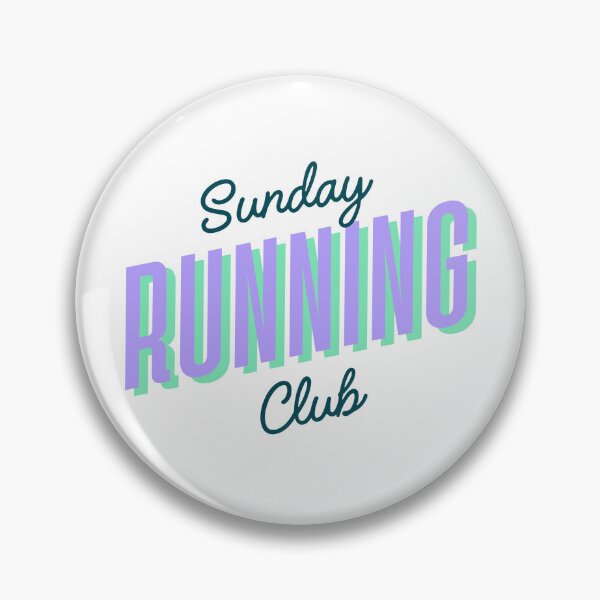 Item preview, Sunday running club designed and sold by Pretty Postcards.